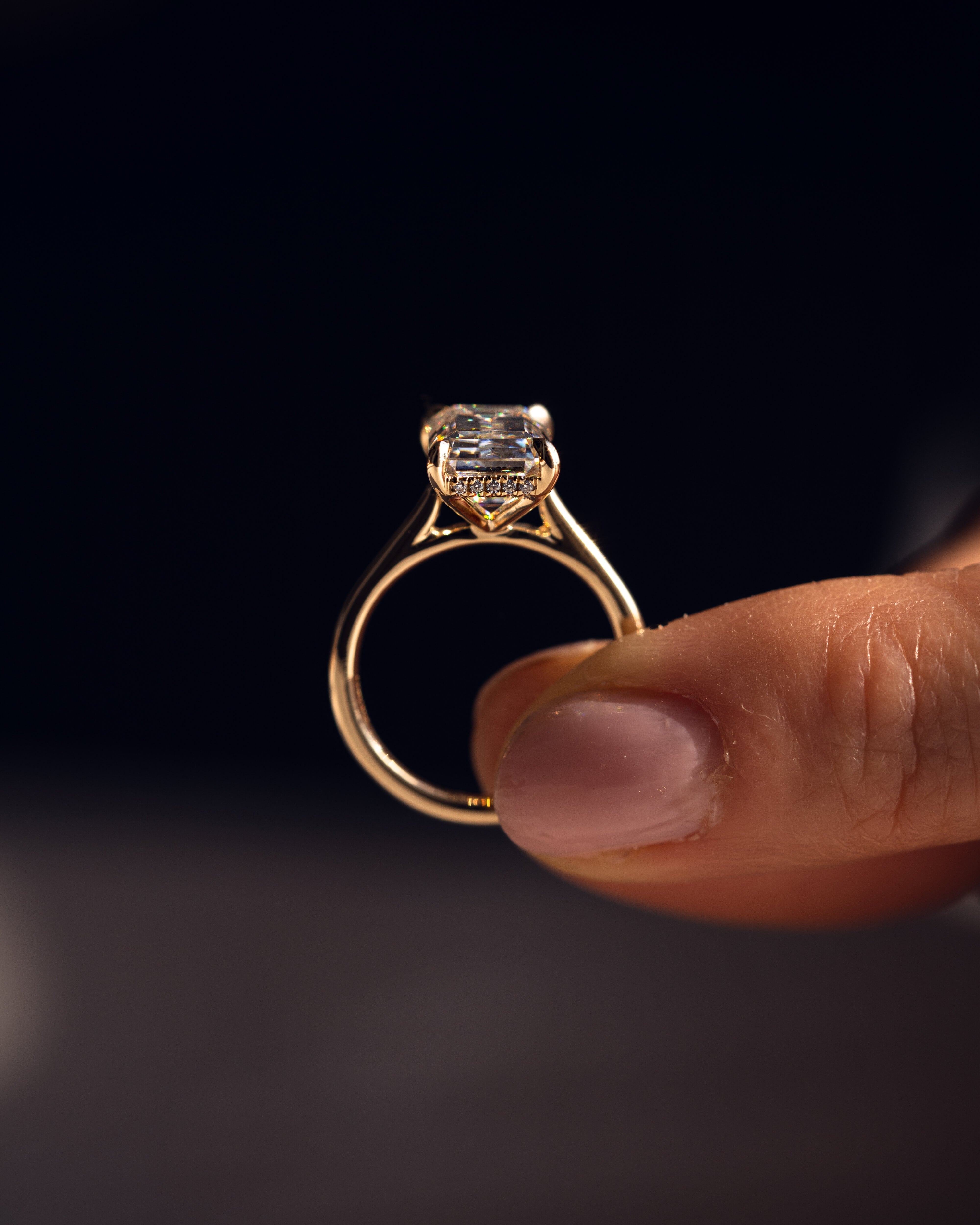 Caroline - Smaragd | Gold