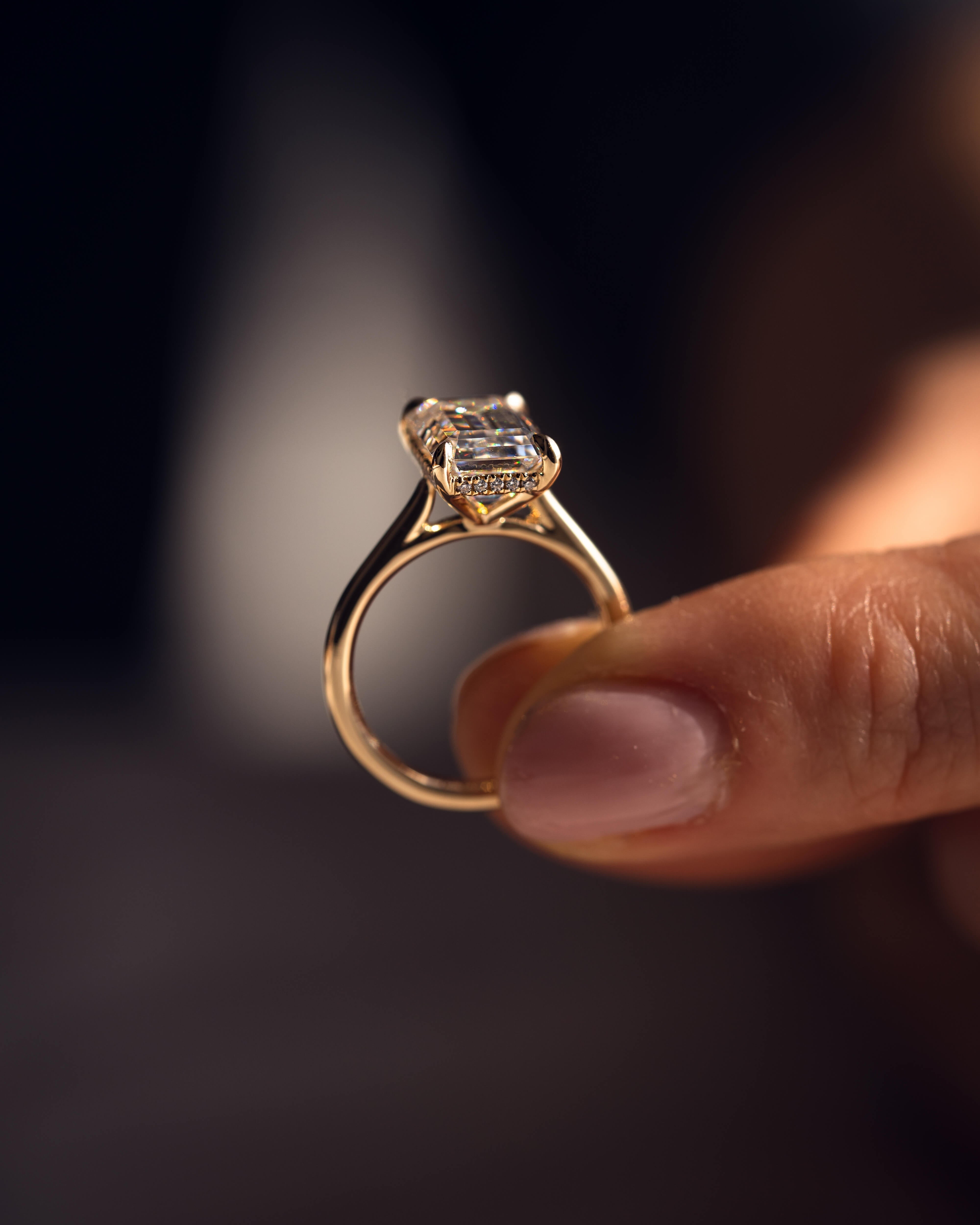 Caroline - Smaragd | Gold