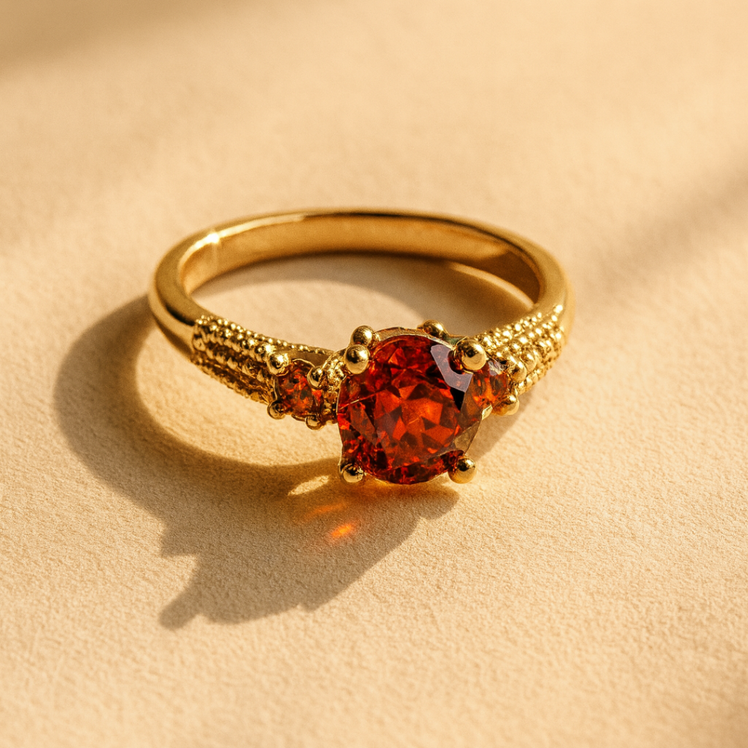 Clara – Gold Statement Ring