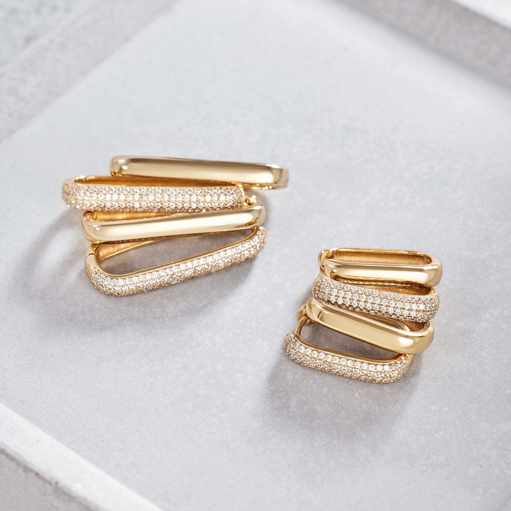Große Icon Hoops | Gold
